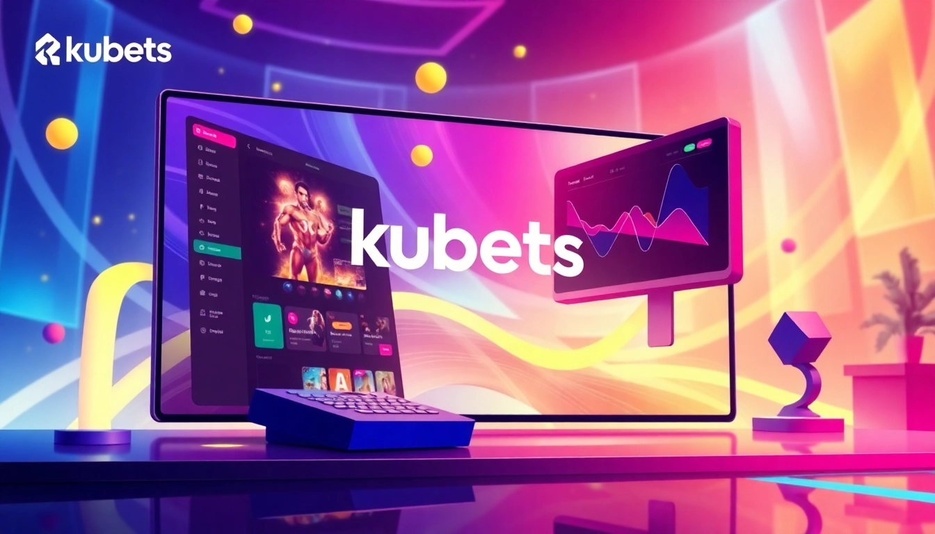 Interactive kubets online gaming platform with vibrant graphics and user interface, promoting engaging gaming experience.