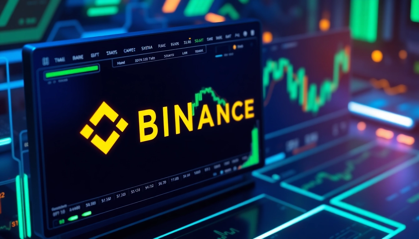 A comprehensive Binance exchange guide illustrating a secure, user-friendly crypto trading interface for beginners and experts alike.