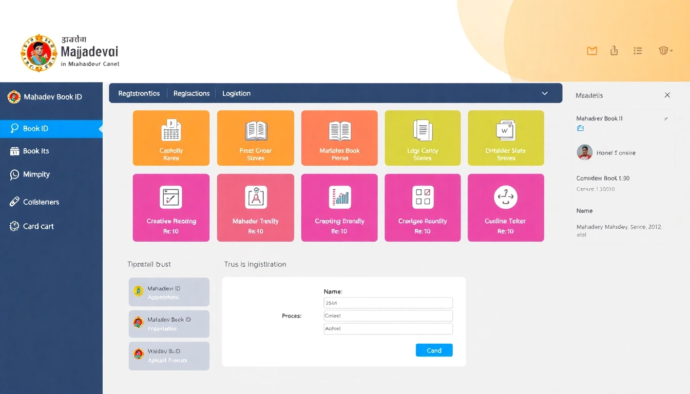 Mahadev Book Id registration interface showing easy sign-up steps for secure online betting access.