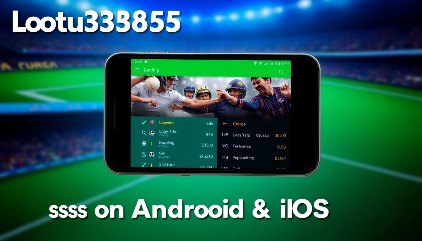 Screenshot of the Lotus365 App showing live sports betting options and quick login features on mobile devices for seamless gaming access.