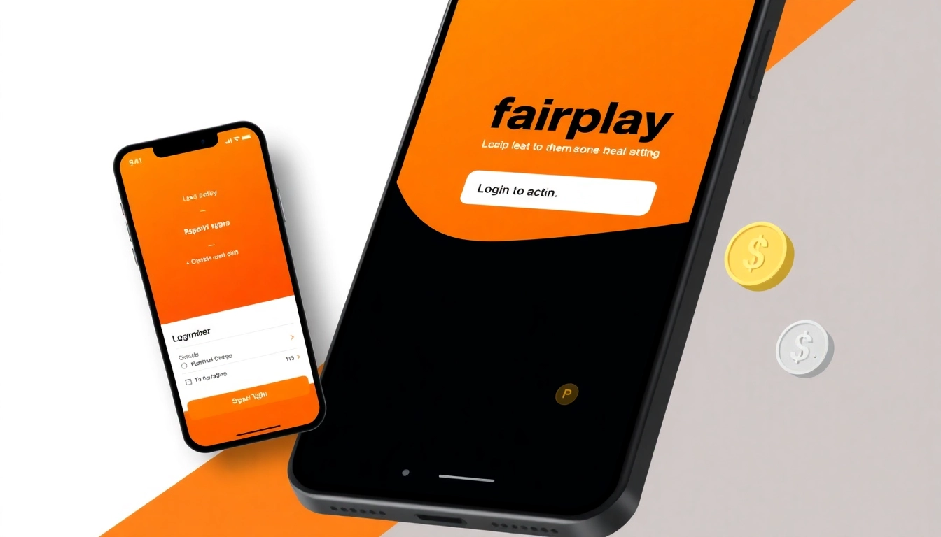 Screenshot of the fairplay app login page on a smartphone showcasing easy access to sports betting and casino features for Indian users.