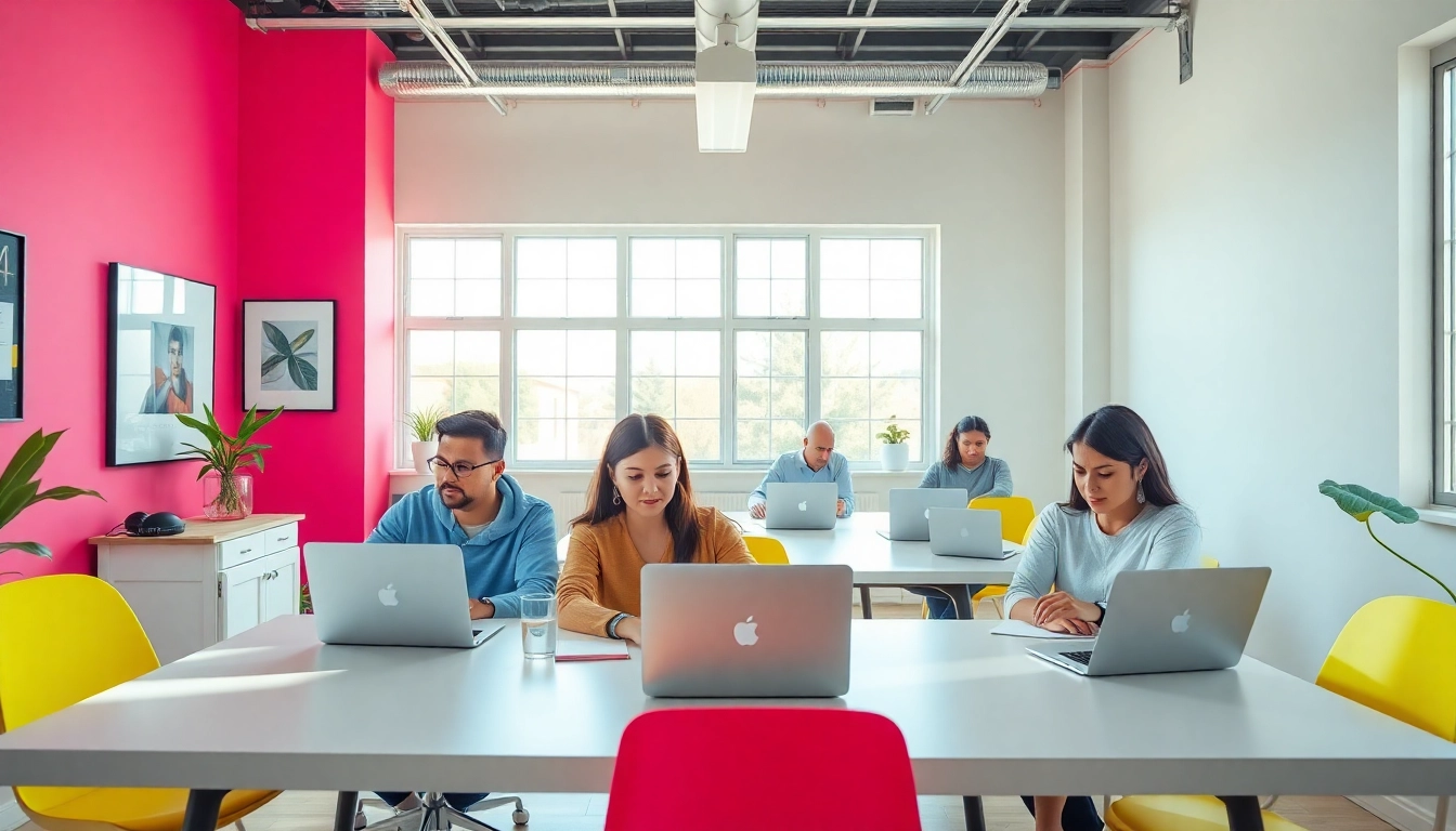 Professional freelancers collaborating online to find local freelance opportunities efficiently