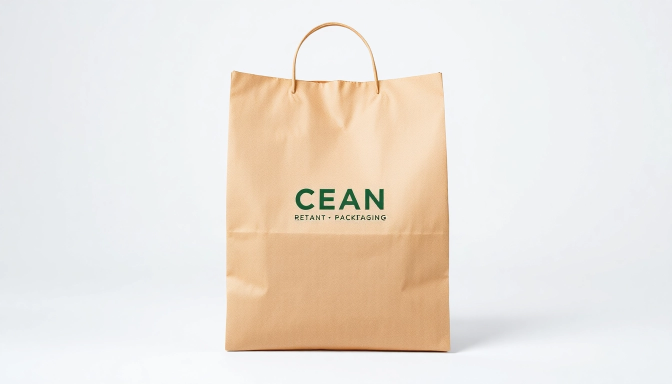 High-quality torba papierowa being filled with fresh bakery products in a clean, eco-friendly